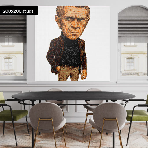 200*200studs, 160*160cm, 63*63inch