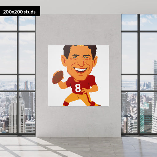 200*200studs, 160*160cm, 63*63inch