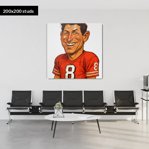 200*200studs, 160*160cm, 63*63inch