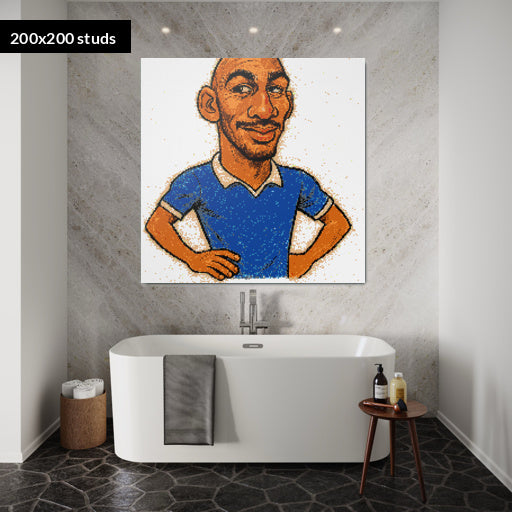 200*200studs, 160*160cm, 63*63inch