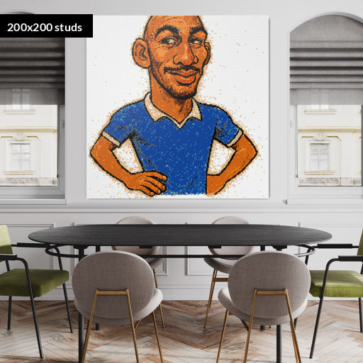 200*200studs, 160*160cm, 63*63inch