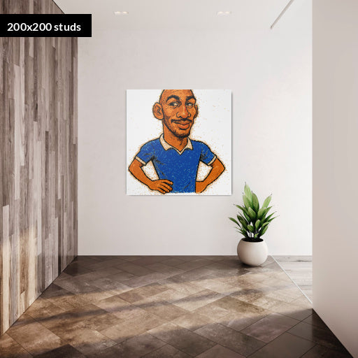 200*200studs, 160*160cm, 63*63inch