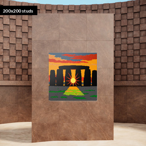 200*200studs, 160*160cm, 63*63inch