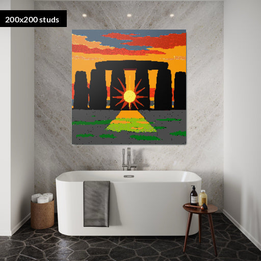 200*200studs, 160*160cm, 63*63inch
