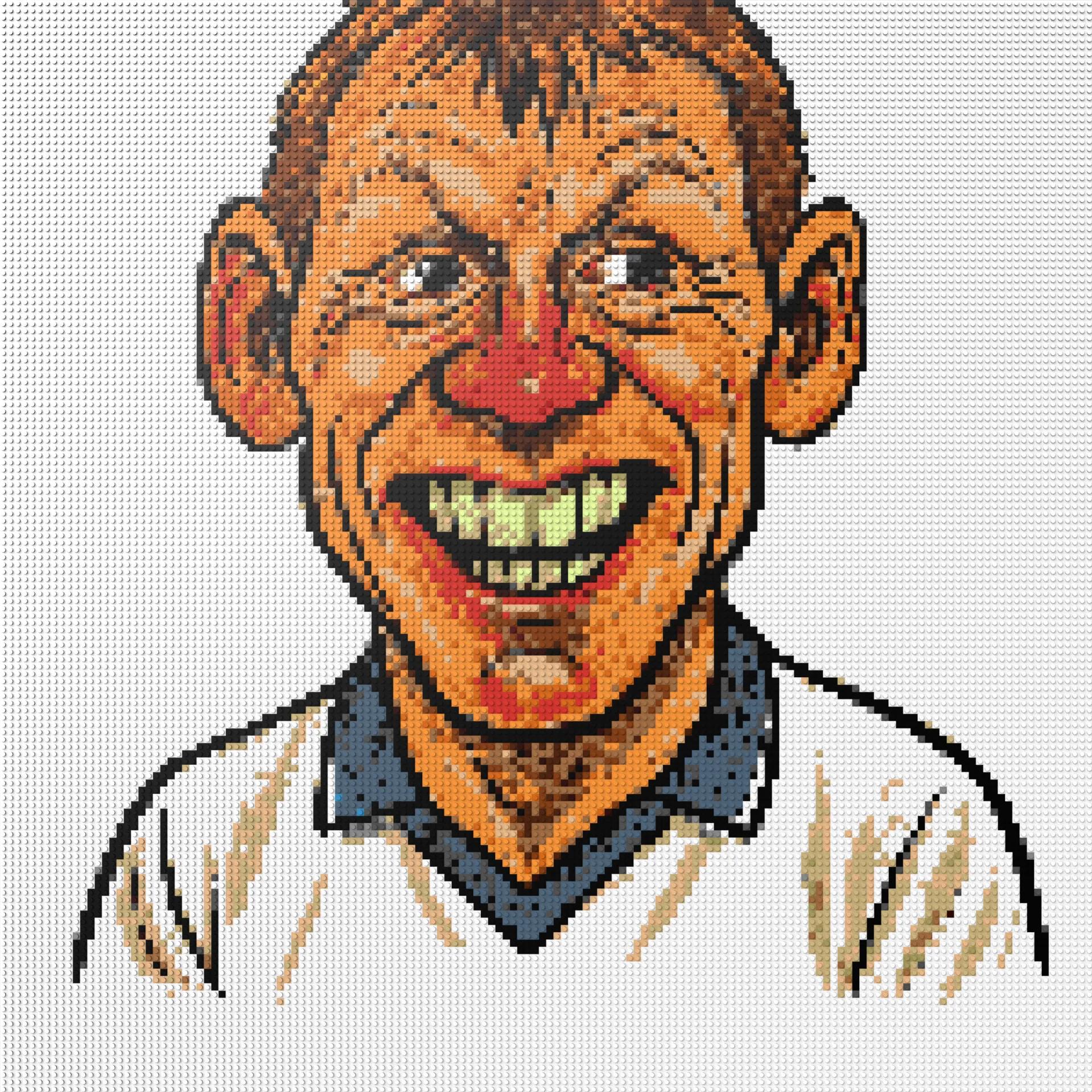 150*150studs, 120*120cm, 47,25*47,25inch