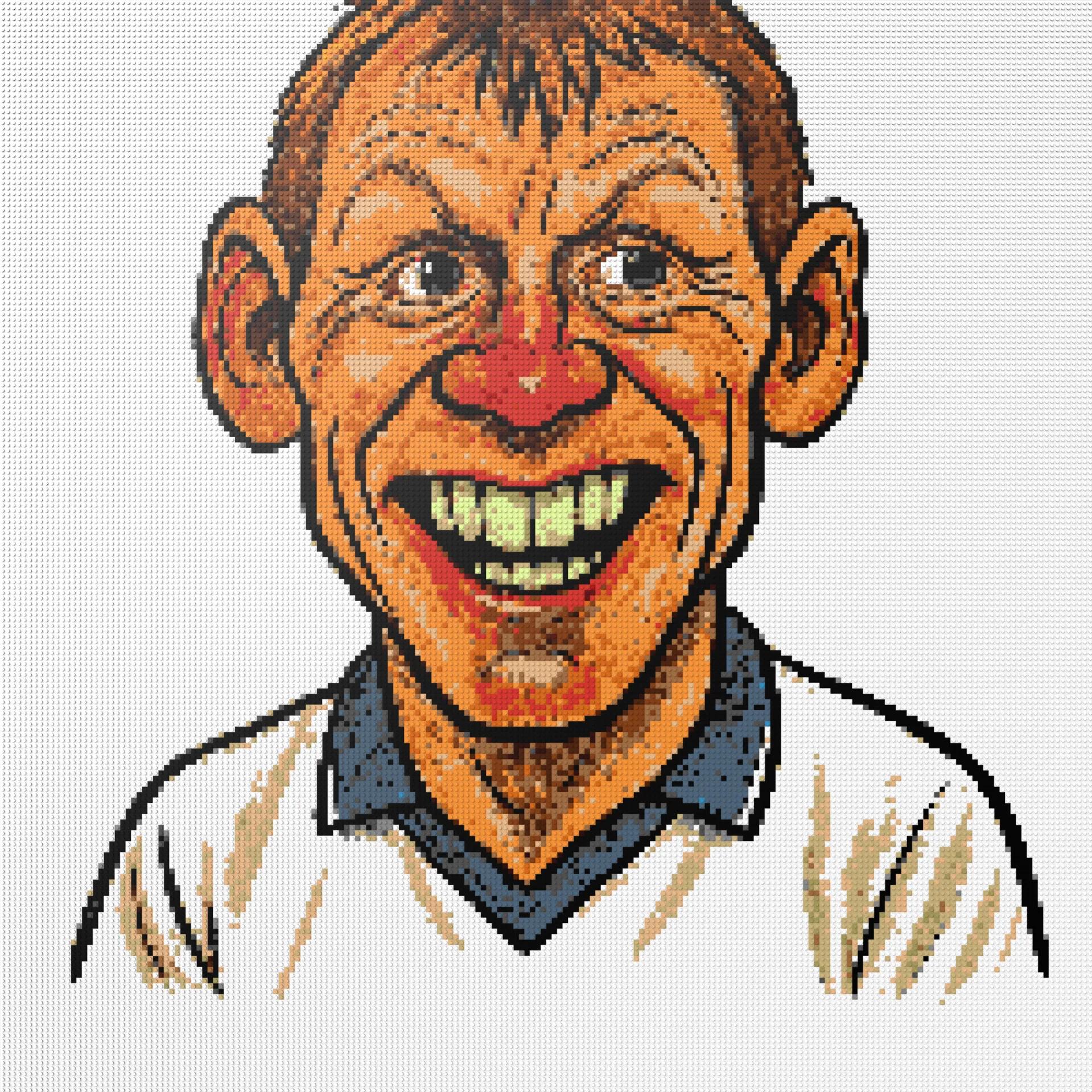 200*200studs, 160*160cm, 63*63inch