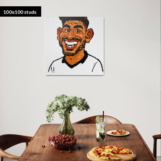 100*100studs, 80*80cm, 31,5*31,5inch