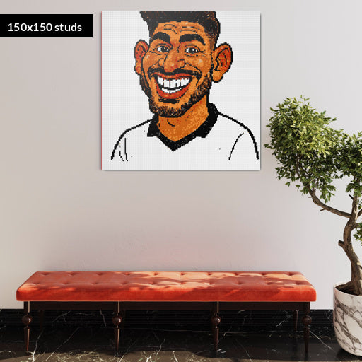 150*150studs, 120*120cm, 47,25*47,25inch