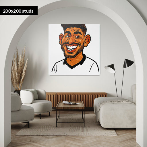 200*200studs, 160*160cm, 63*63inch