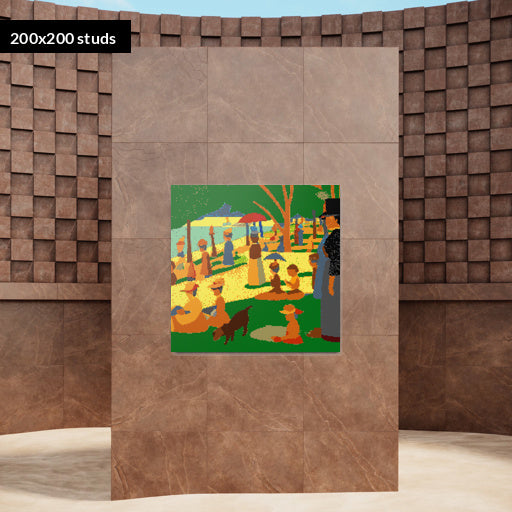 200*200studs, 160*160cm, 63*63inch
