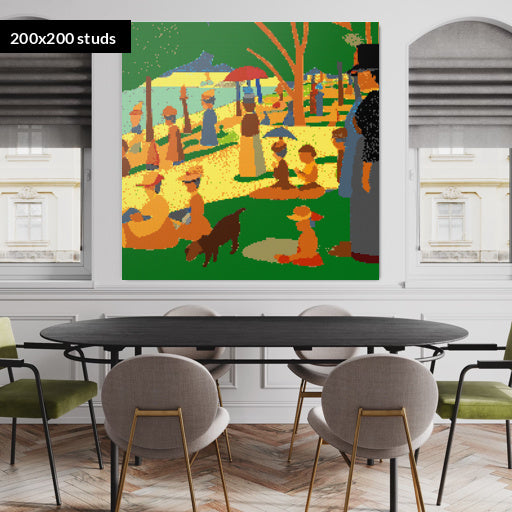 200*200studs, 160*160cm, 63*63inch