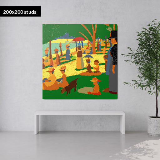 200*200studs, 160*160cm, 63*63inch