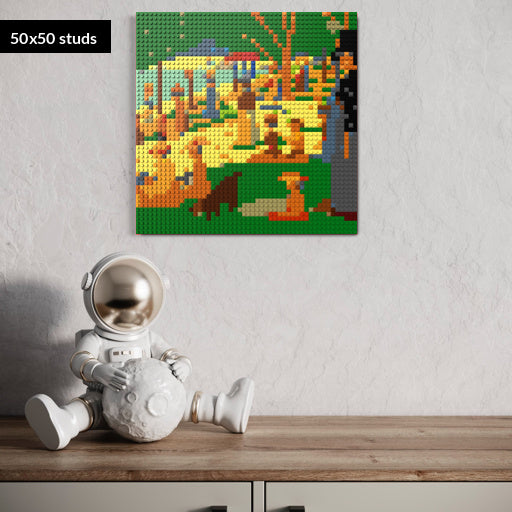 50*50studs, 40*40cm, 15,75*15,75inch