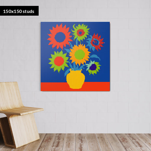 150*150studs, 120*120cm, 47,25*47,25inch