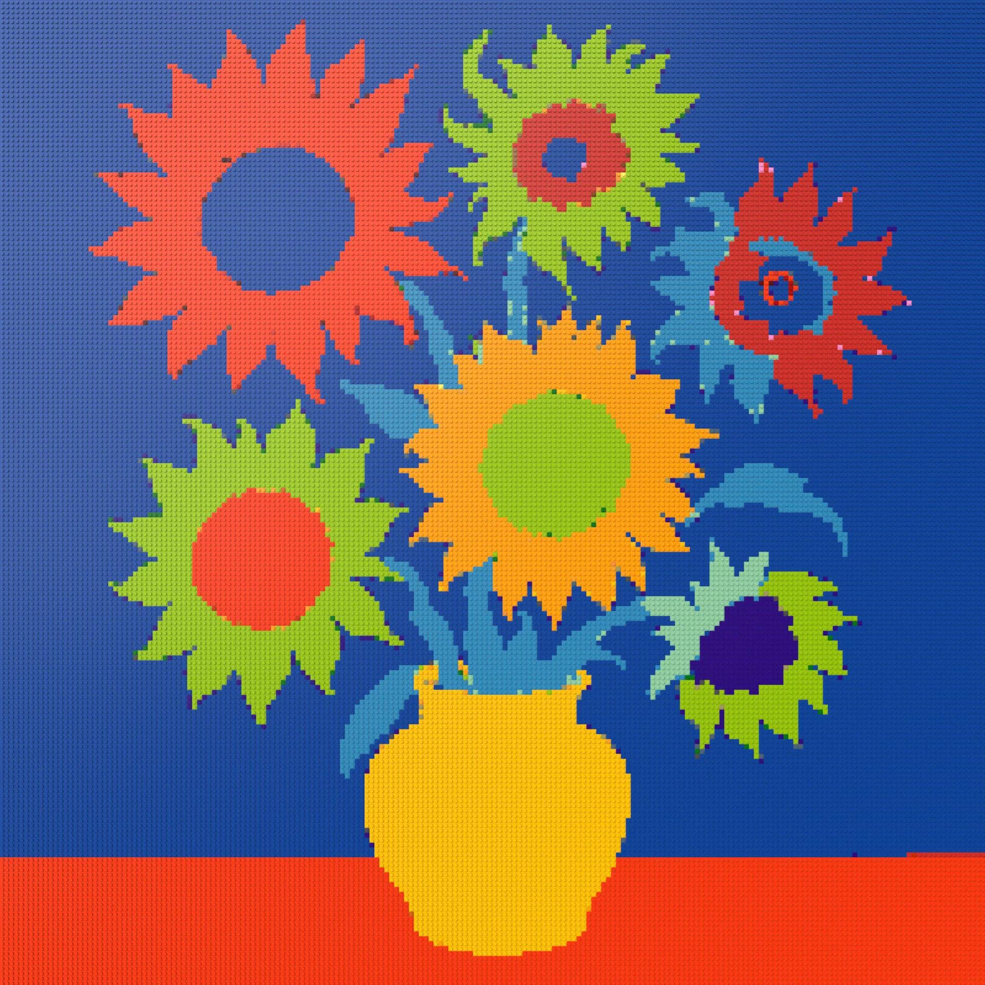 200*200studs, 160*160cm, 63*63inch