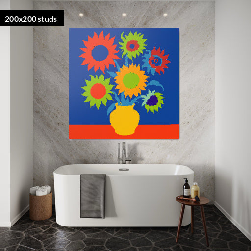 200*200studs, 160*160cm, 63*63inch