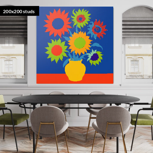 200*200studs, 160*160cm, 63*63inch