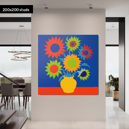 200*200studs, 160*160cm, 63*63inch