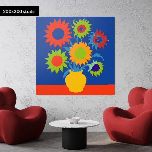 200*200studs, 160*160cm, 63*63inch