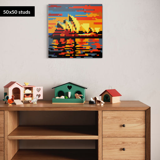 50*50studs, 40*40cm, 15,75*15,75inch