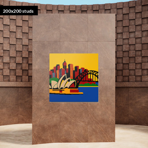 200*200studs, 160*160cm, 63*63inch