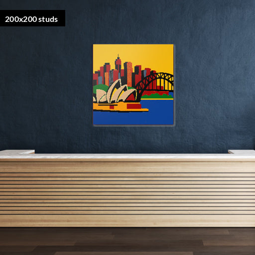 200*200studs, 160*160cm, 63*63inch