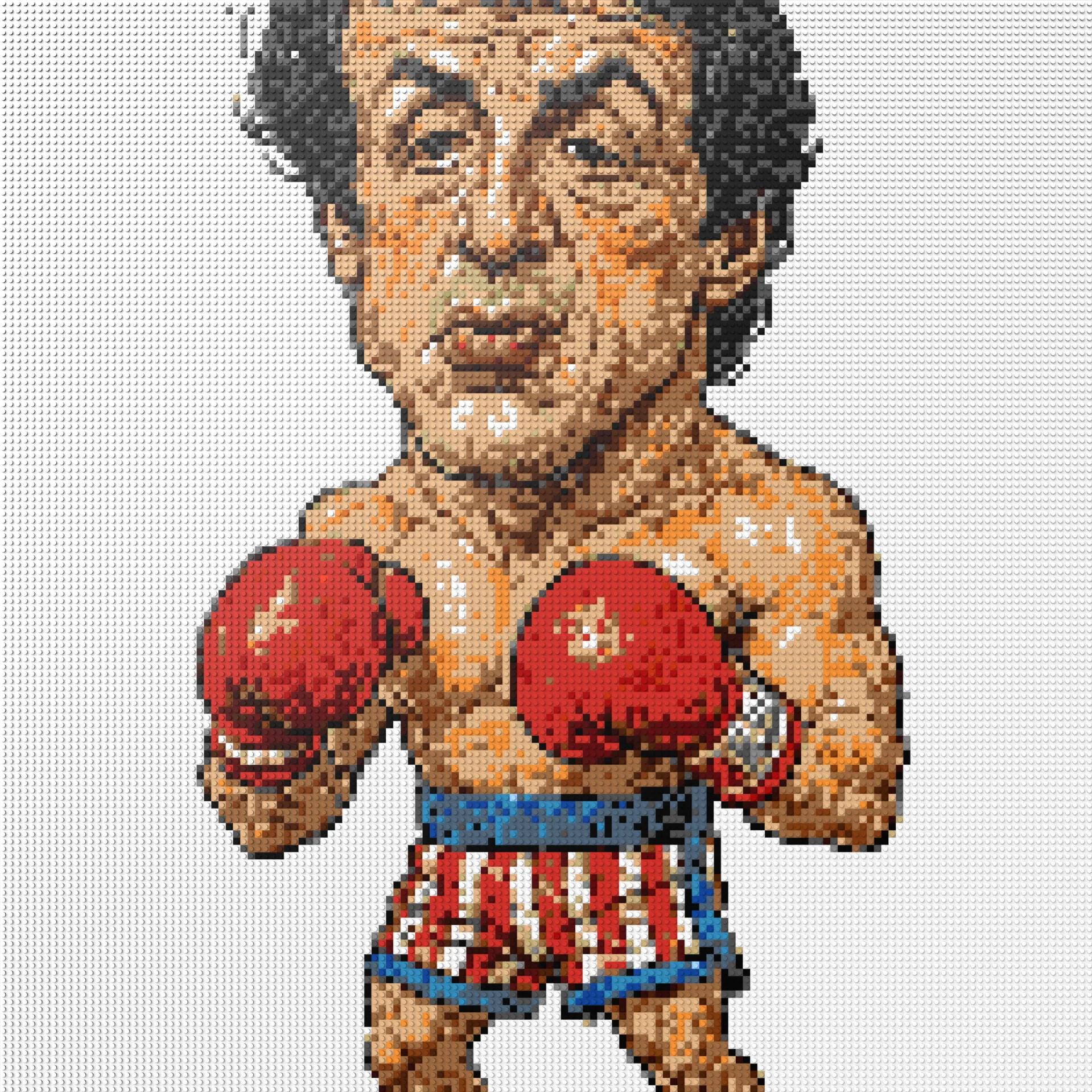 150*150studs, 120*120cm, 47,25*47,25inch