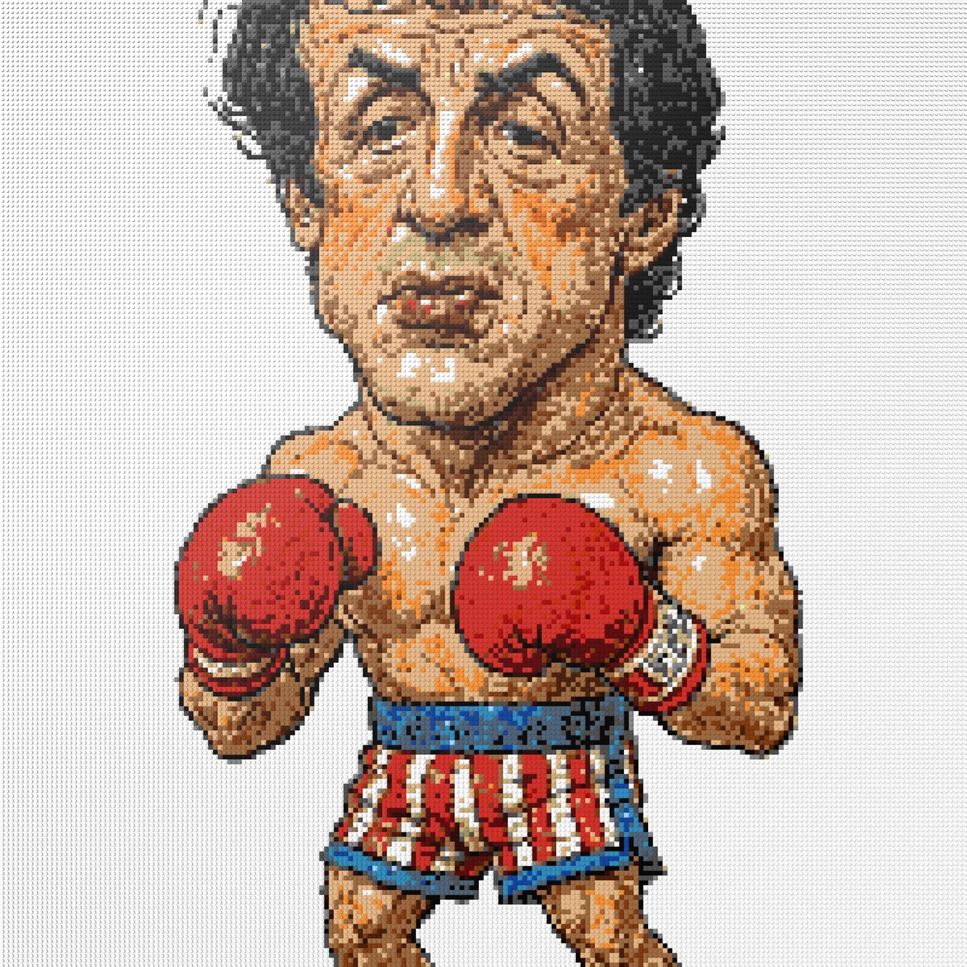 200*200studs, 160*160cm, 63*63inch