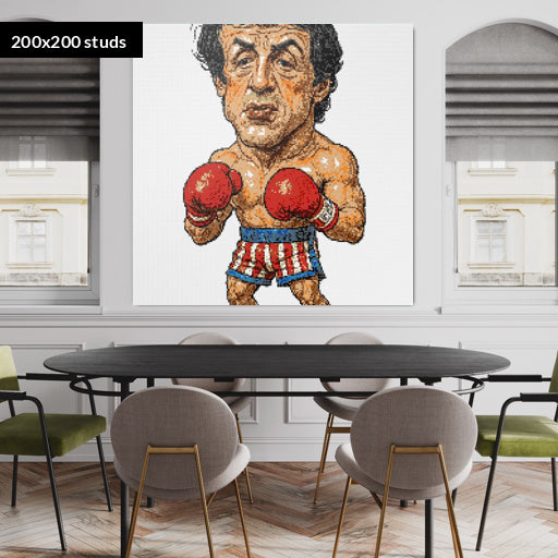 200*200studs, 160*160cm, 63*63inch