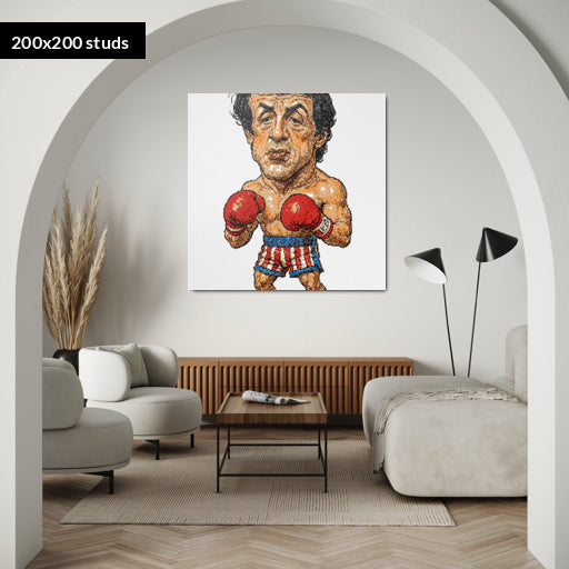 200*200studs, 160*160cm, 63*63inch