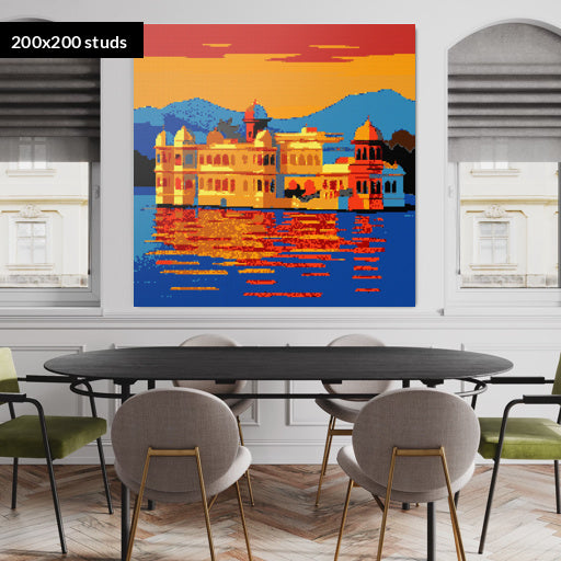 200*200studs, 160*160cm, 63*63inch