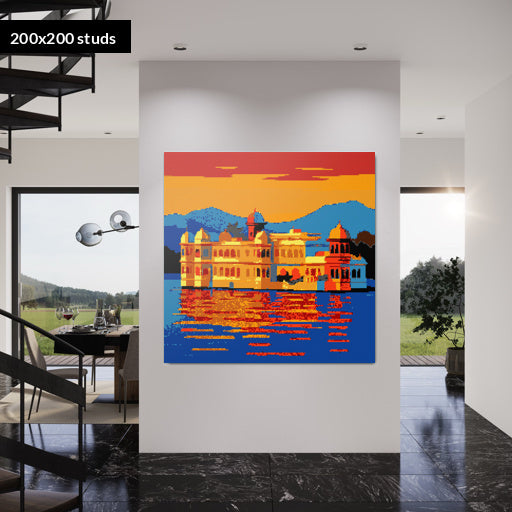 200*200studs, 160*160cm, 63*63inch