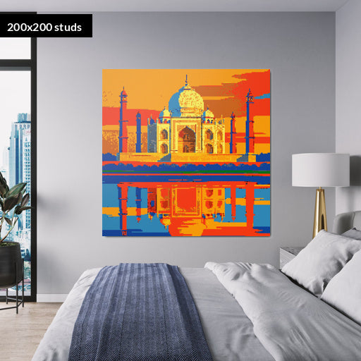 200*200studs, 160*160cm, 63*63inch