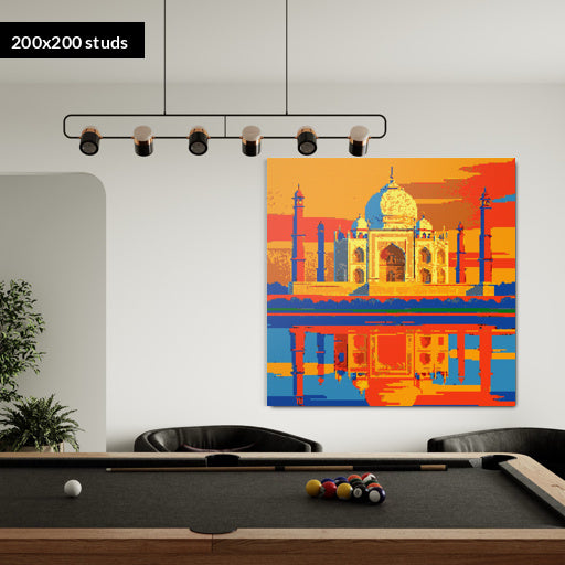 200*200studs, 160*160cm, 63*63inch