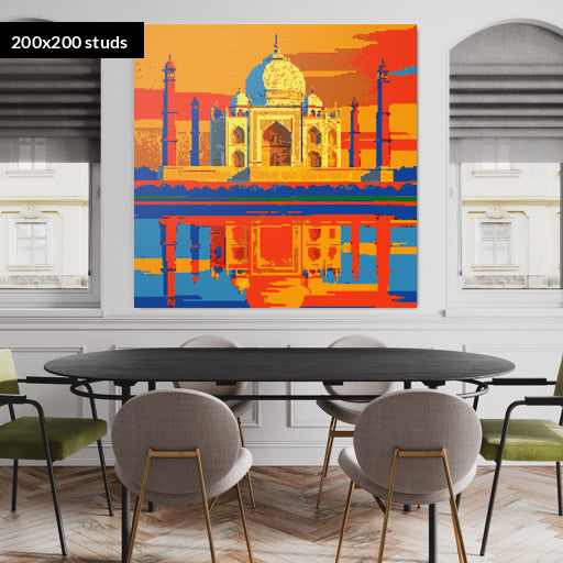 200*200studs, 160*160cm, 63*63inch