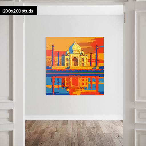 200*200studs, 160*160cm, 63*63inch