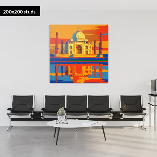 200*200studs, 160*160cm, 63*63inch