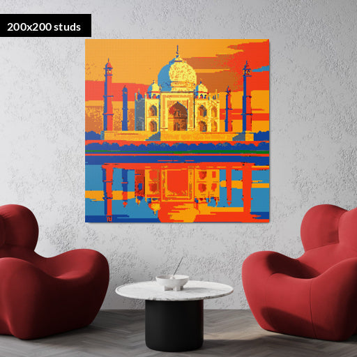 200*200studs, 160*160cm, 63*63inch
