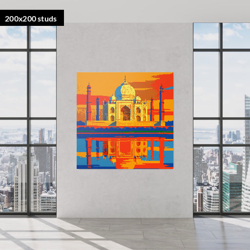 200*200studs, 160*160cm, 63*63inch
