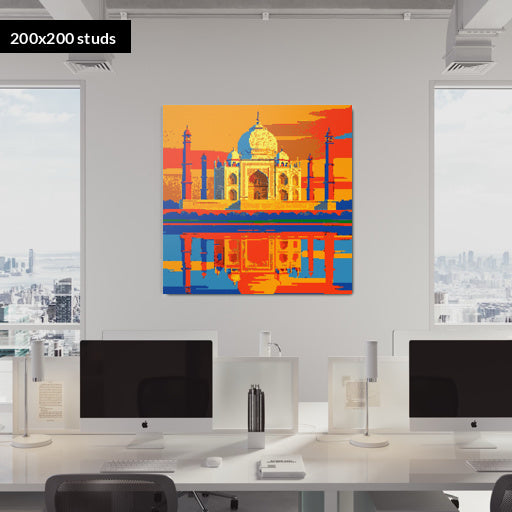 200*200studs, 160*160cm, 63*63inch