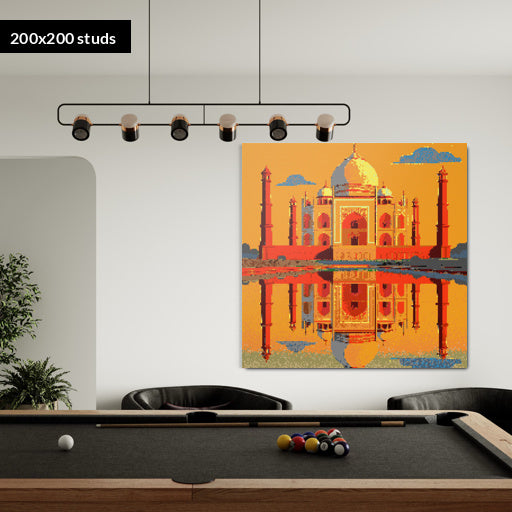 200*200studs, 160*160cm, 63*63inch