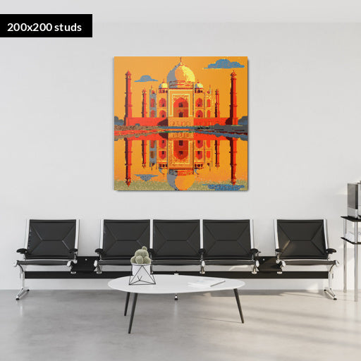 200*200studs, 160*160cm, 63*63inch