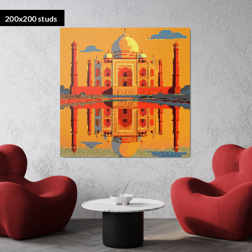 200*200studs, 160*160cm, 63*63inch