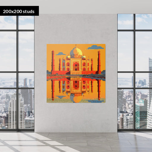 200*200studs, 160*160cm, 63*63inch