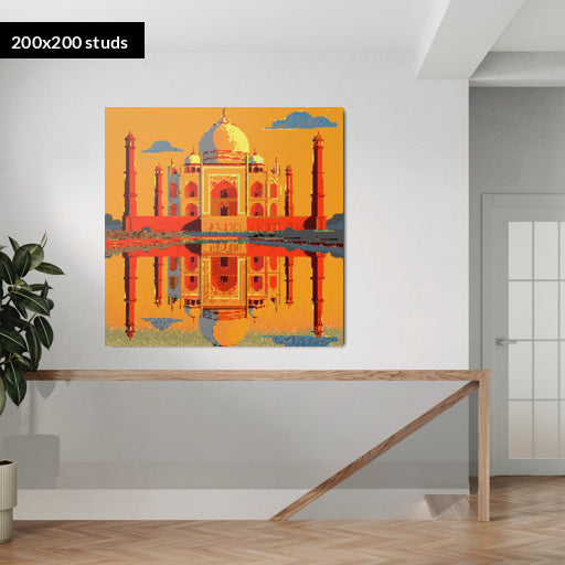 200*200studs, 160*160cm, 63*63inch