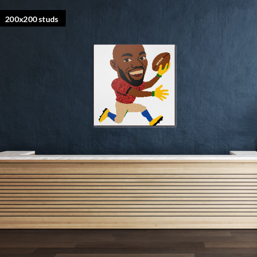 200*200studs, 160*160cm, 63*63inch