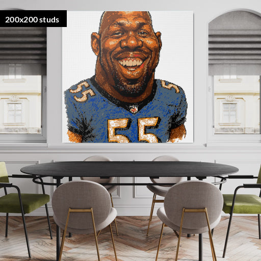 200*200studs, 160*160cm, 63*63inch