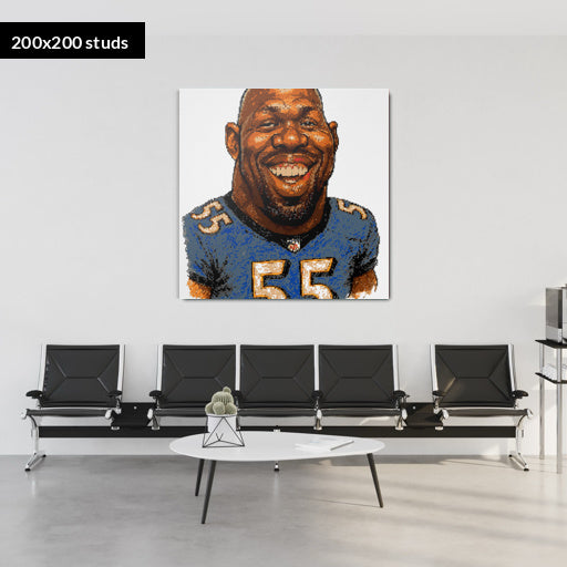 200*200studs, 160*160cm, 63*63inch