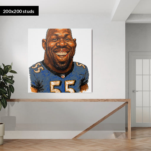 200*200studs, 160*160cm, 63*63inch