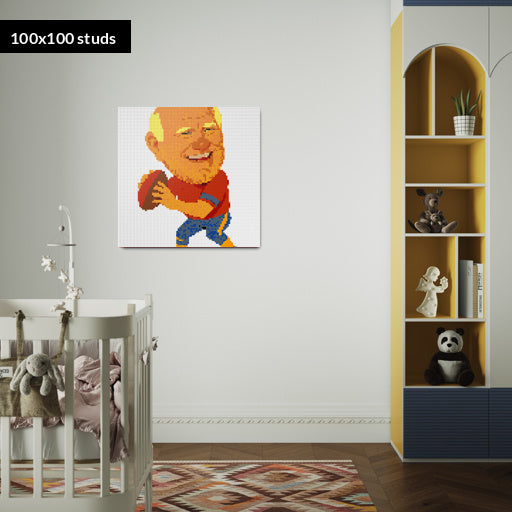100*100studs, 80*80cm, 31,5*31,5inch